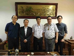 2018-01-03 香港書法家協(xié)會秘書長馮美芳到訪世界五邑商會