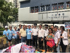 2019-08-15 大埔警署門外集會，齊口齊聲撐警隊(duì)、愛護(hù)香港、愛護(hù)家園，為警察送上最美好的祝福與慰問